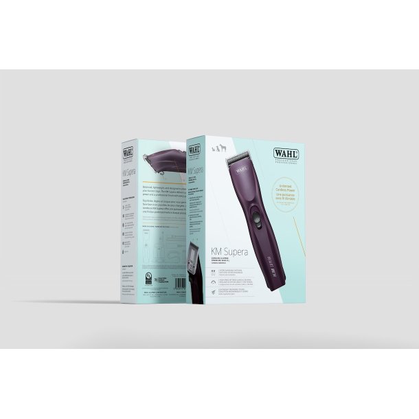 Wahl KM Supera m/2 batterier og skr 10