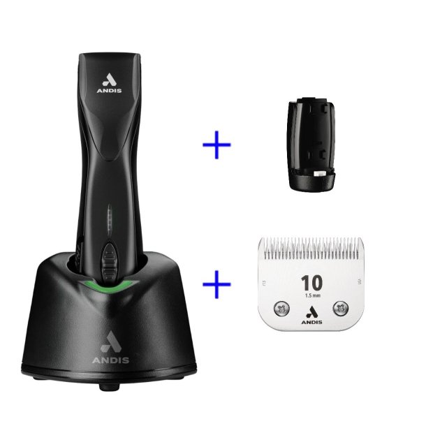 Andis Pulse ZR 2 m/skr 10 og 1 batteri