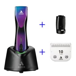 Andis Pulse ZR 2 Purple Galaxy Limited Edition m/1 batteri og skr 10