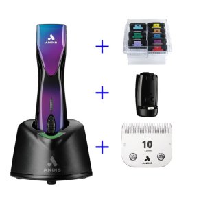 Andis Pulse ZR 2 Purple Galaxy Limited Edition m/afstandskamst