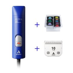 Andis AGC Super 2 speed Brushless bl m/skr 10 og afstandskamst