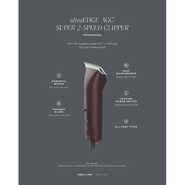 Andis AGC Super 2-Speed Horse Clipper