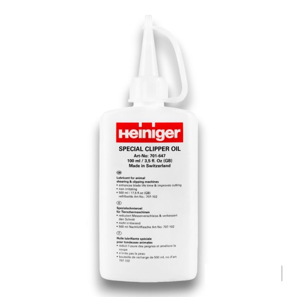 Heiniger Olie 100 ml.