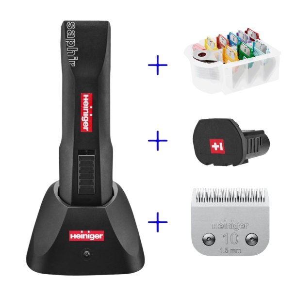 Heiniger SaphirBasic cordless m/1 batteri afstandskams�t