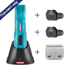 Heiniger Opal cordless 2 speed m/2 batterier og skr 10