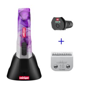 Heiniger Opal cordless special edition 2 speed m/1 batteri og skr 10 red line