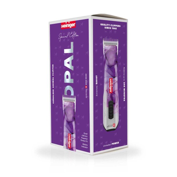 Heiniger Opal cordless special edition 2 speed m/1 batteri og sk�r 10 red line