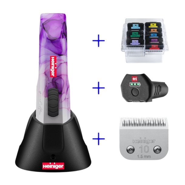 Heiniger Opal cordless special edition 2 speed m/1 batteri og afstandskamst