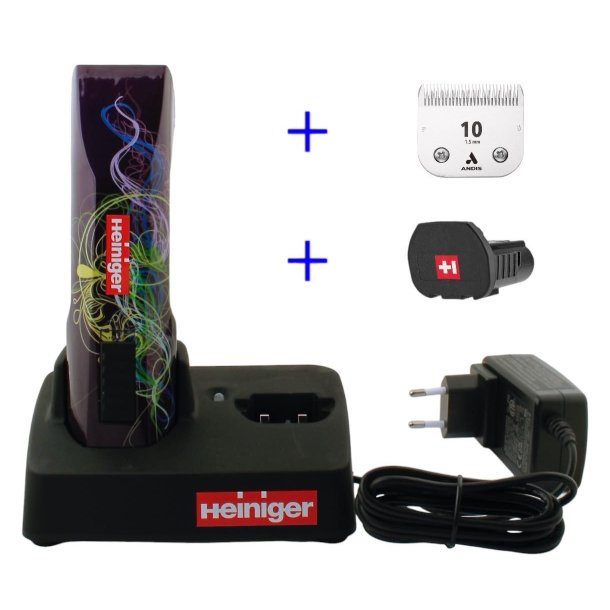 Heiniger Saphirstyle cordless med 1 batteri og skr 10