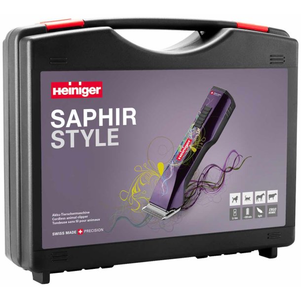 Heiniger Saphirstyle cordless med 2 batterier og skr 10