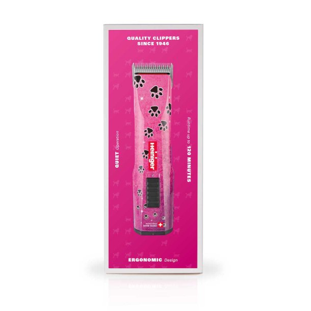 Heiniger Saphir pink cordless med 2 batteri og sk�r 10