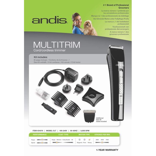 Andis MultiTrim potetrimmer