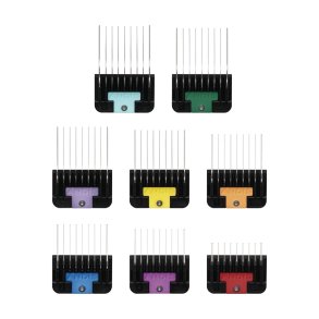 Andis universal afstandskamst rustfri stl, 8 stk.