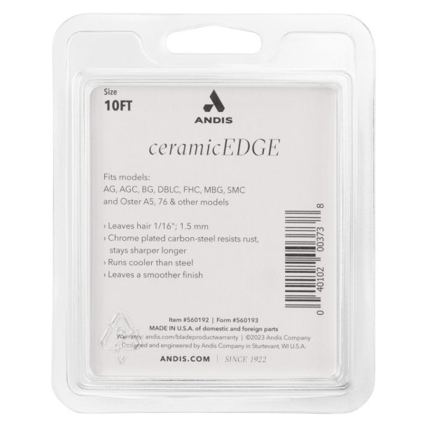 Andis skr 10FT (1,5mm) CeramicEdge