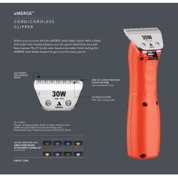 Andis eMERGE orange m/skr 30W