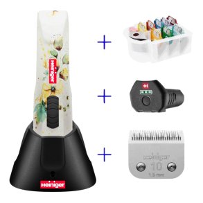 Heiniger OpalFloral cordless 2 speed m/1 batteri og afstandskams�t