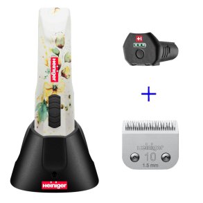 Heiniger OpalFloral cordless 2 speed m/1 batteri og sk�r 10
