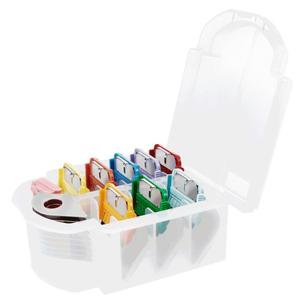 Heiniger afstandskamst rustfri stl, 9 stk.