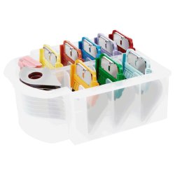 Heiniger afstandskamst rustfri stl, 9 stk.