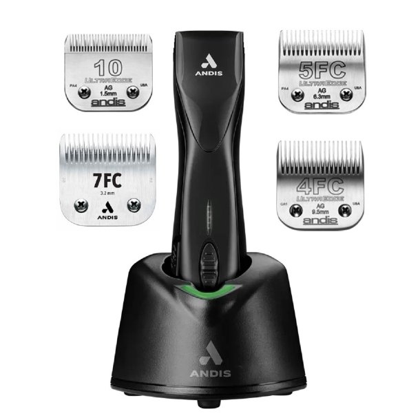 Brugt Andis Pulse ZR 2 m/2 batterier og 4 sk�r