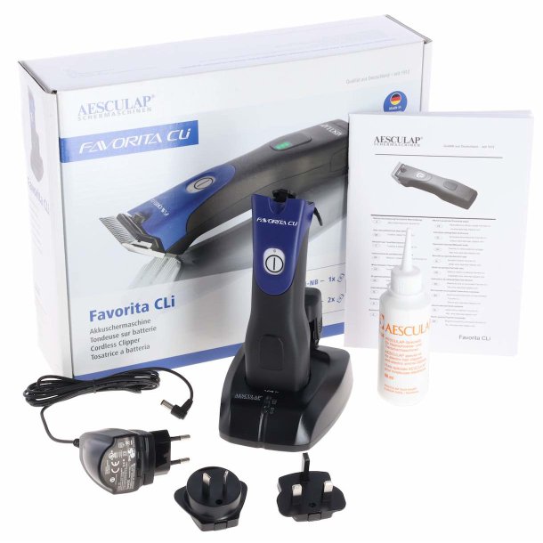 Aesculap Favorita CLi bl uden skr, 2 batterier