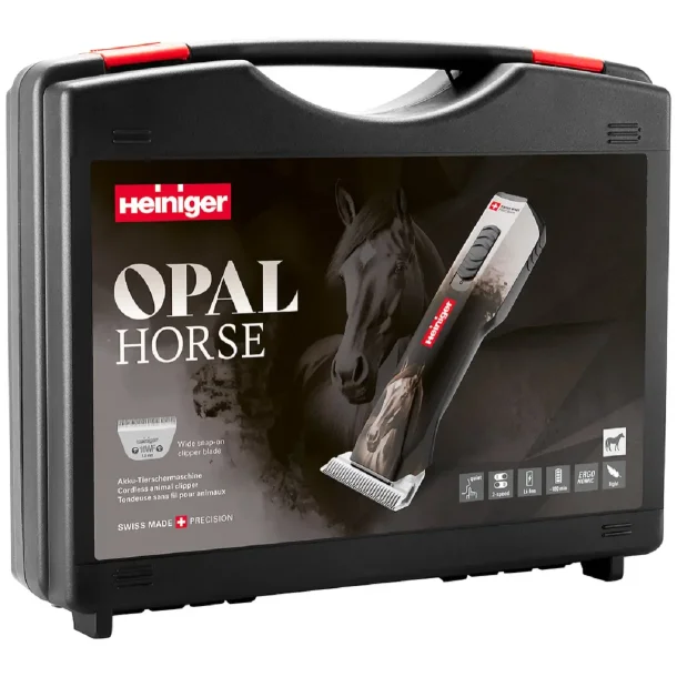 Heiniger OpalHorse cordless m/2 batterier og skr 10WF