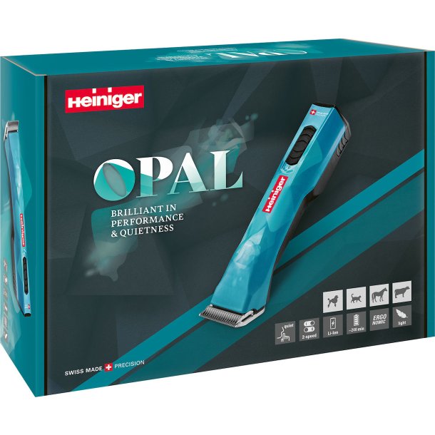Heiniger Opal cordless 2 speed m/2 batterier og sk�r 10
