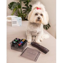 Wahl/Moser afstandskams�t i rustfri st�l, 8 stk.