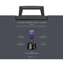 Andis Pulse ZR 2 Purple Galaxy Limited Edition m/1 batteri og skr 10