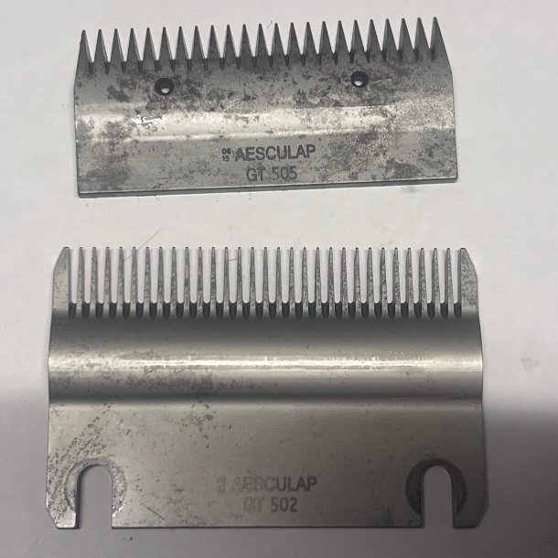 Nyslebet brugt Aesculap kams�t 3mm, GT502/GT505