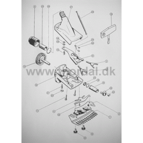 Aesculap gaffel Venstre  nr. 3
